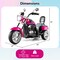 6V Powered Toddler 3-Wheel Motorbike Ride On Toy with Horn and Headlight-Hot Pink